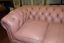 Divano chesterfield rosa
